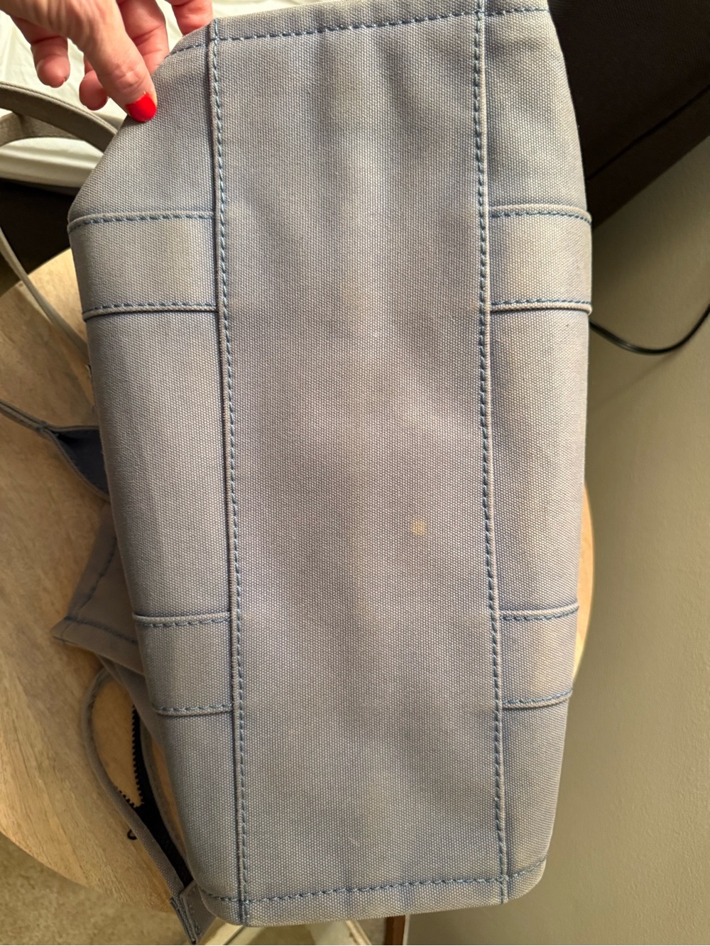 Marc Jacobs The Tote Bag Canvas Tote in faded light blue - Picture 16 of 16